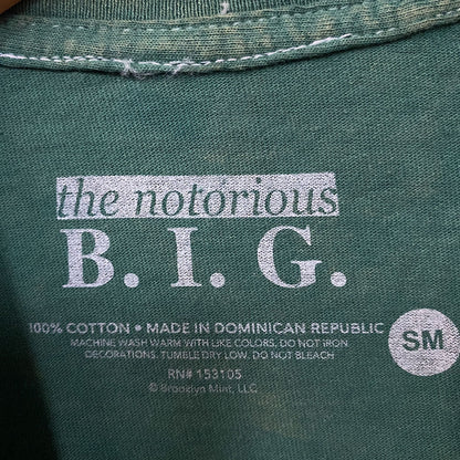 The Notorious B.I.G. Biggie Smalls Brooklyn's Finest Graphic T-Shirt Small