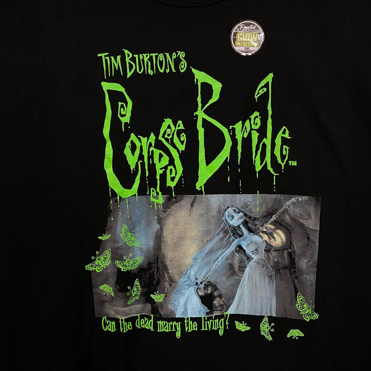 Tim Burton's Corpse Bride “Emily" Can the dead marry the living? Tee XL