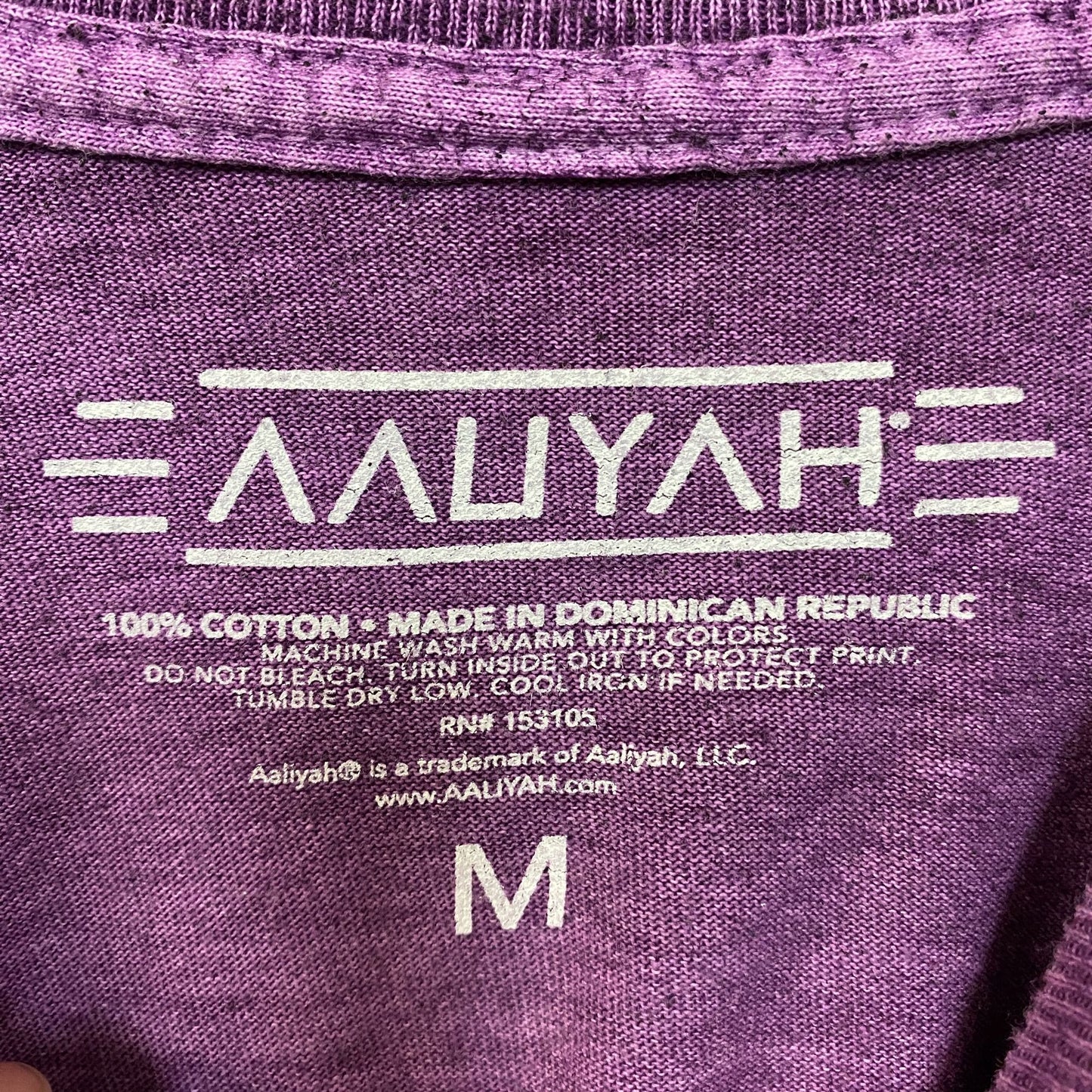 Aaliyah Princess Of RnB Airbrush Graphic T-Shirt Medium