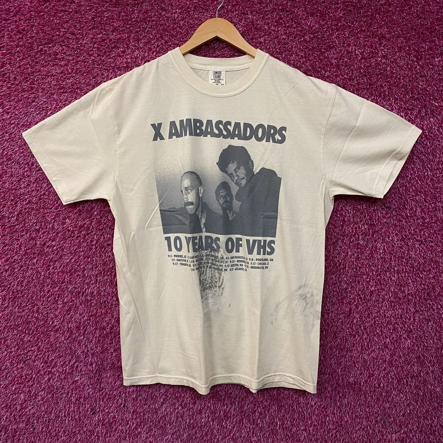 X-Ambassador VHS Anniversary Tour T-Shirt XL