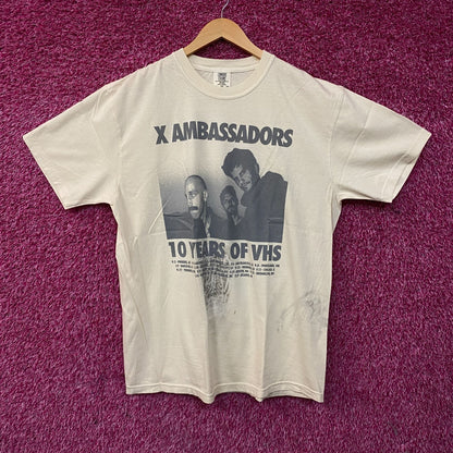 X-Ambassador VHS Anniversary Tour T-Shirt XL