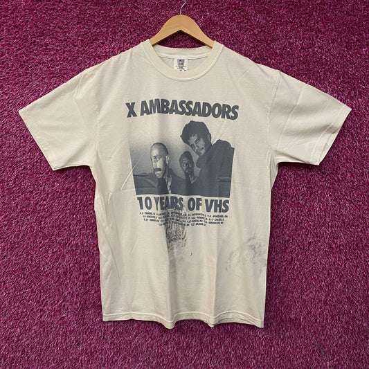 X-Ambassador VHS Anniversary Tour T-Shirt XL