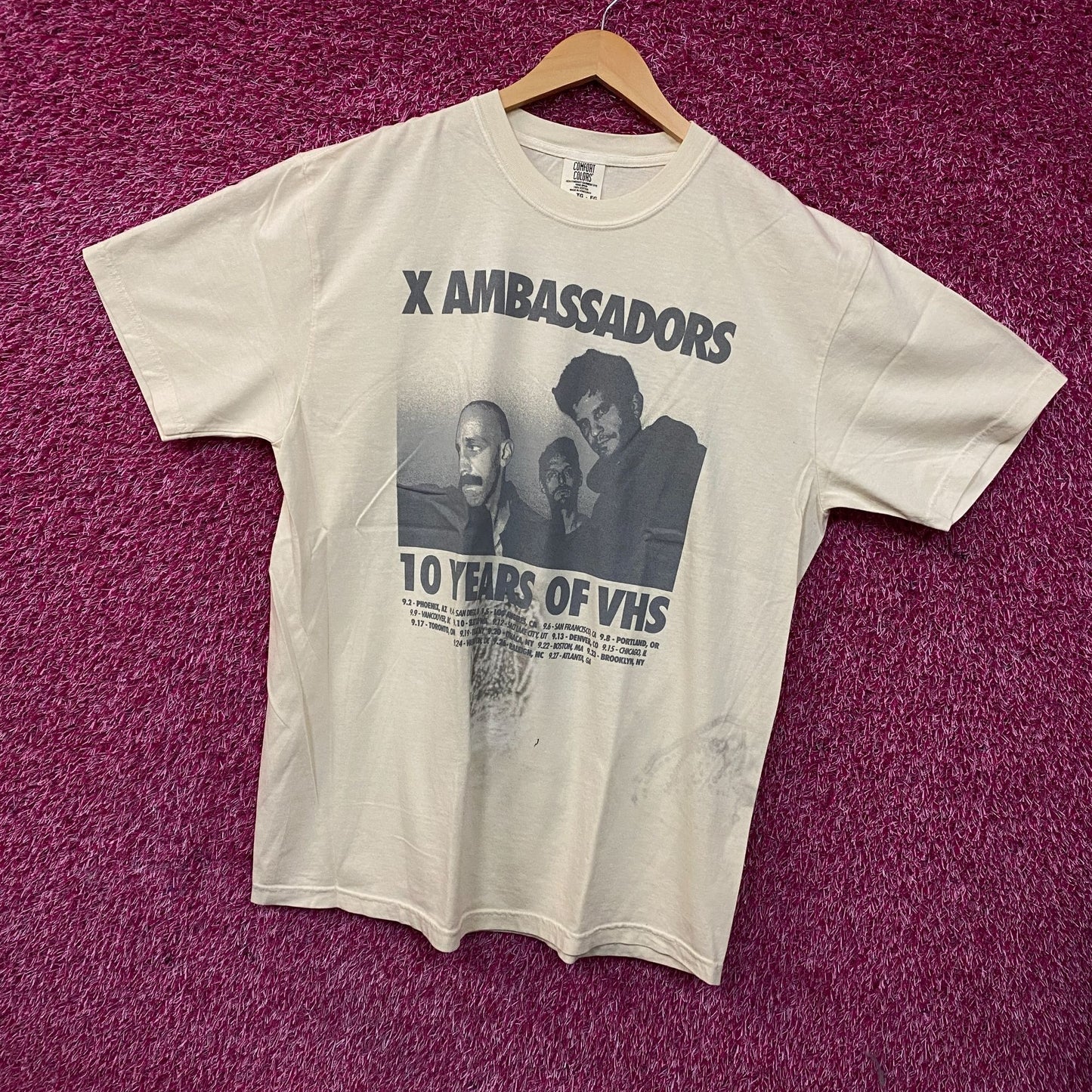 X-Ambassador VHS Anniversary Tour T-Shirt XL