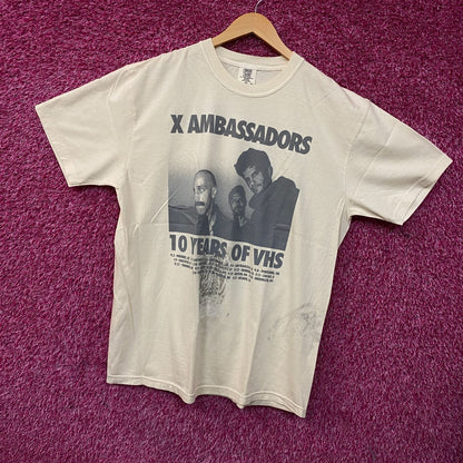 X-Ambassador VHS Anniversary Tour T-Shirt XL