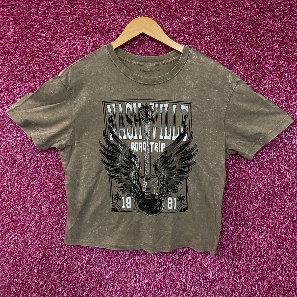 Nashville Road Trip Women's Crop Top Size Small