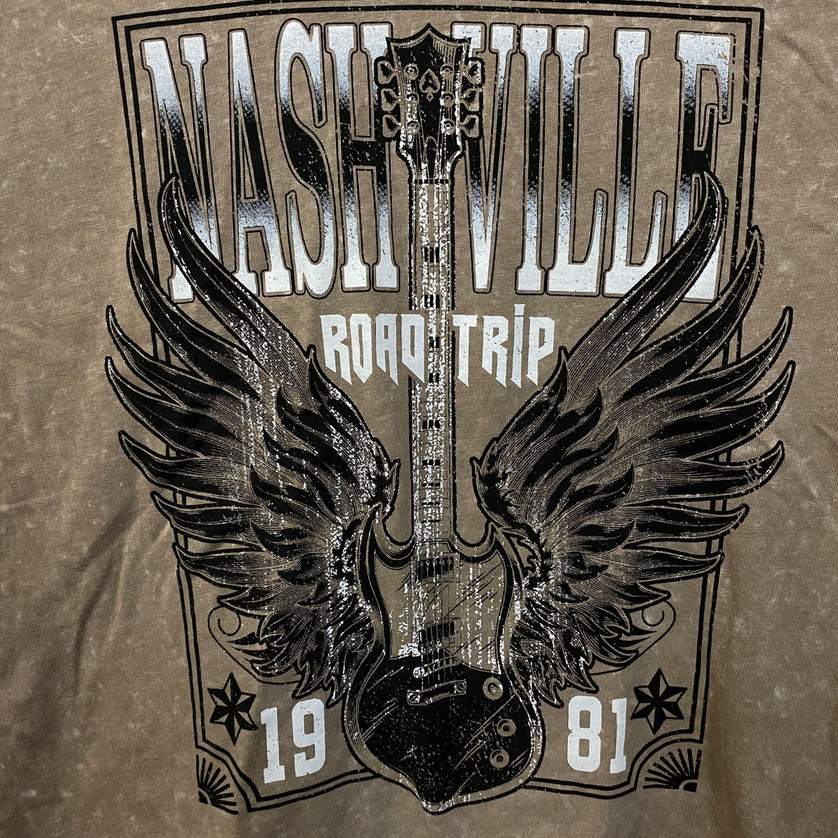 Nashville Road Trip Women's Crop Top Size Small