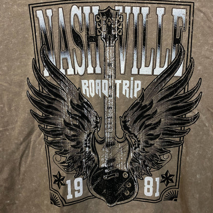 Nashville Road Trip Women's Crop Top Size Small