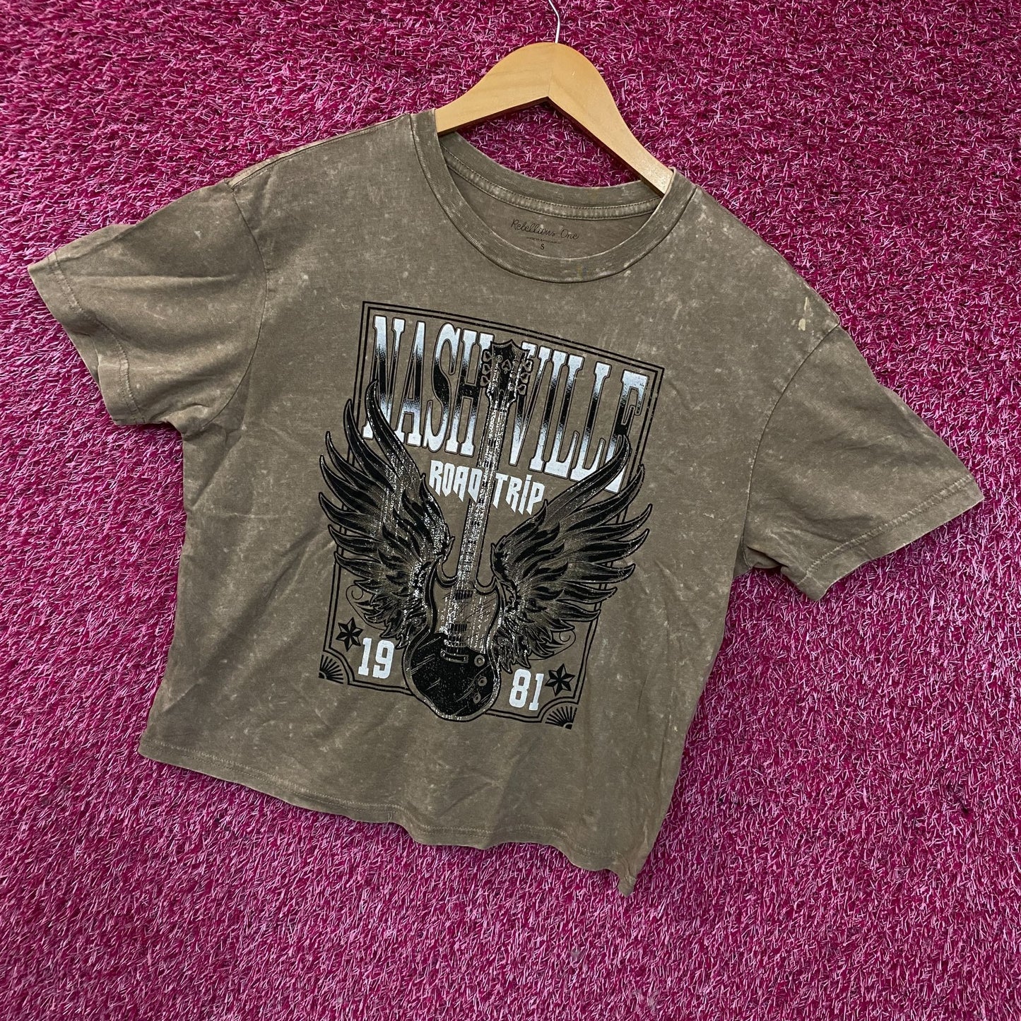 Nashville Road Trip Women's Crop Top Size Small