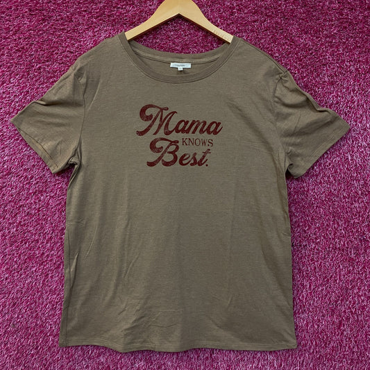 Maurices Mama Knows Best Graphic Women's T-Shirt Medium