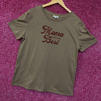 Maurices Mama Knows Best Graphic Women's T-Shirt Medium