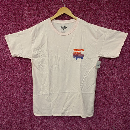 Junk Food Ford Bronco 4-Wheel-Drive Pink Graphic T-Shirt Medium