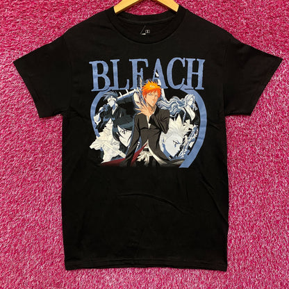 Bleach Ichigo Kurosaki Bankai and Hollow Mask Anime Graphic Design T-Shirt Small