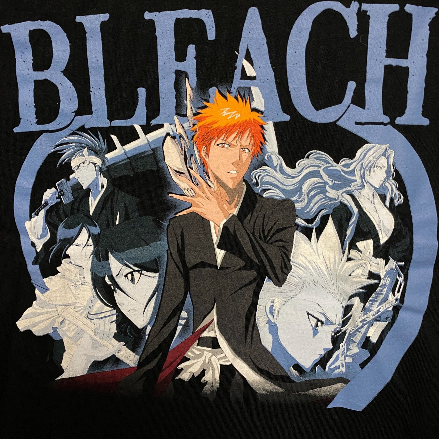 Bleach Ichigo Kurosaki Bankai and Hollow Mask Anime Graphic Design T-Shirt Small