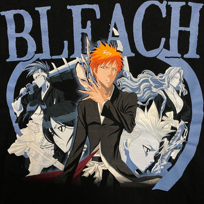 Bleach Ichigo Kurosaki Bankai and Hollow Mask Anime Graphic Design T-Shirt Small