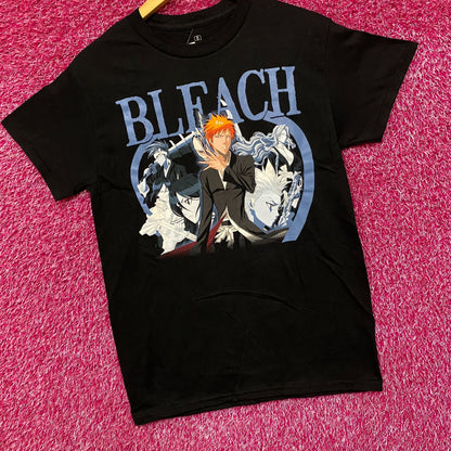 Bleach Ichigo Kurosaki Bankai and Hollow Mask Anime Graphic Design T-Shirt Small