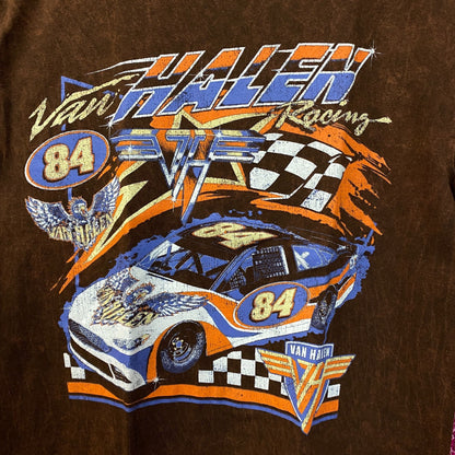 Van Halen brown nascar Style Tshirt size small