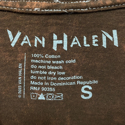 Van Halen brown nascar Style Tshirt size small