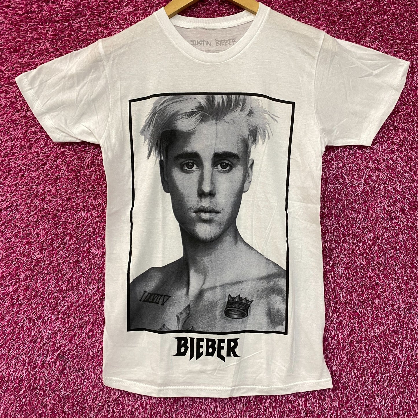 Justin Bieber Purpose Album Poster T-Shirt Small