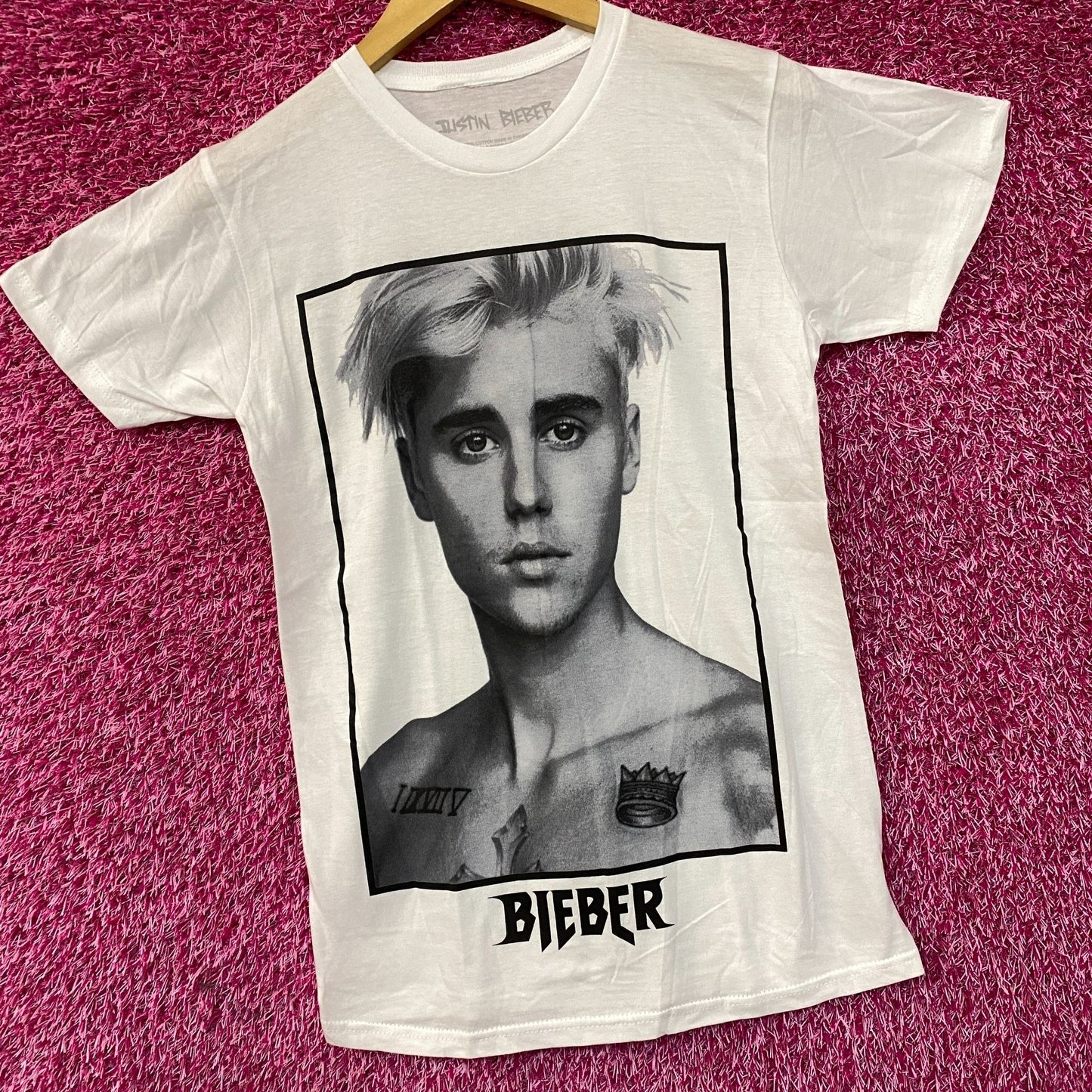 Justin Bieber Purpose Album Poster T-Shirt Small