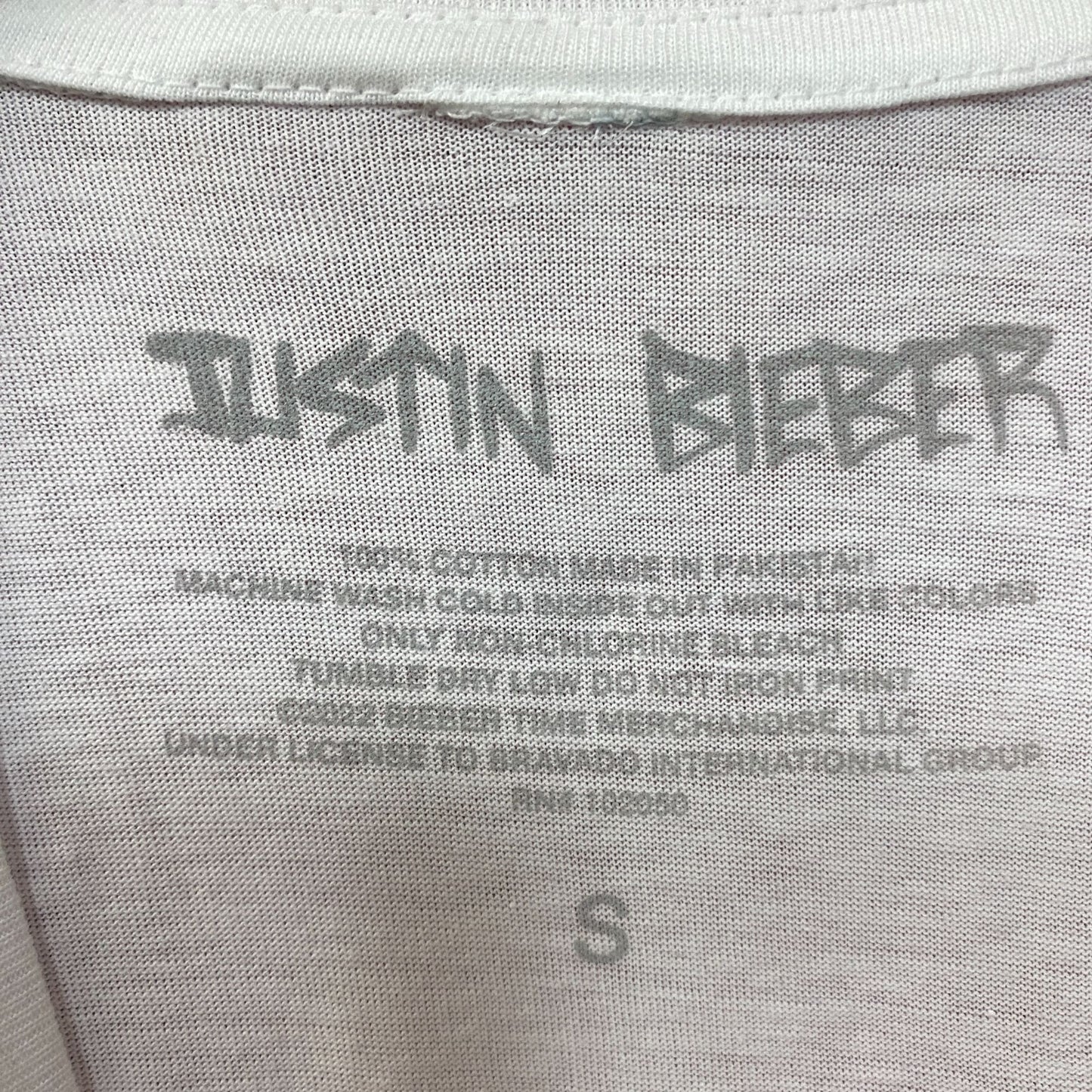 Justin Bieber Purpose Album Poster T-Shirt Small
