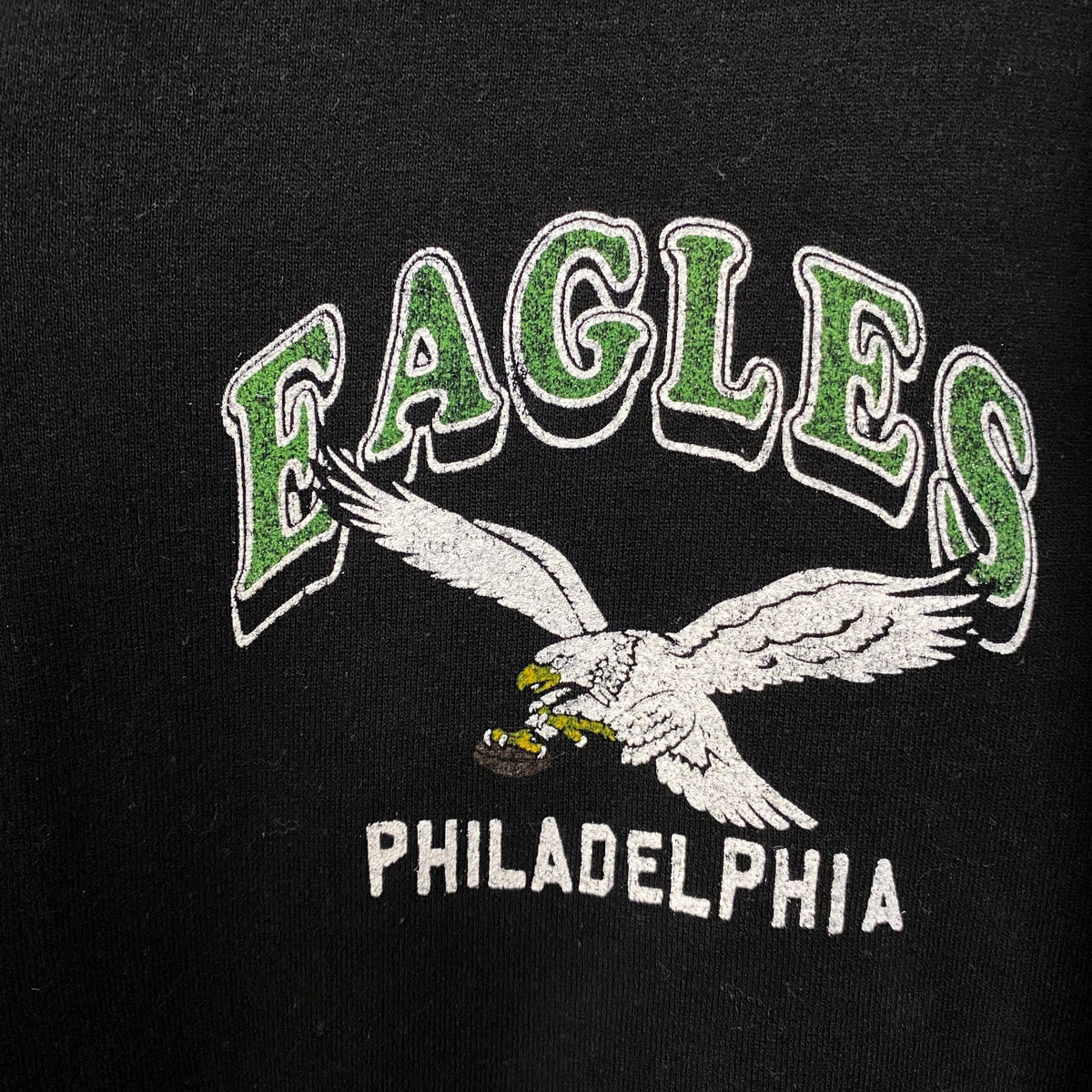 Junk Food Clothing Philadelphia Eagles City Edition Crest Zip Up Hoodie Medium