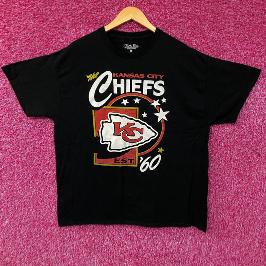 Junk Food Clothing Kansas City Chiefs Star Power Graphic T-Shirt Large