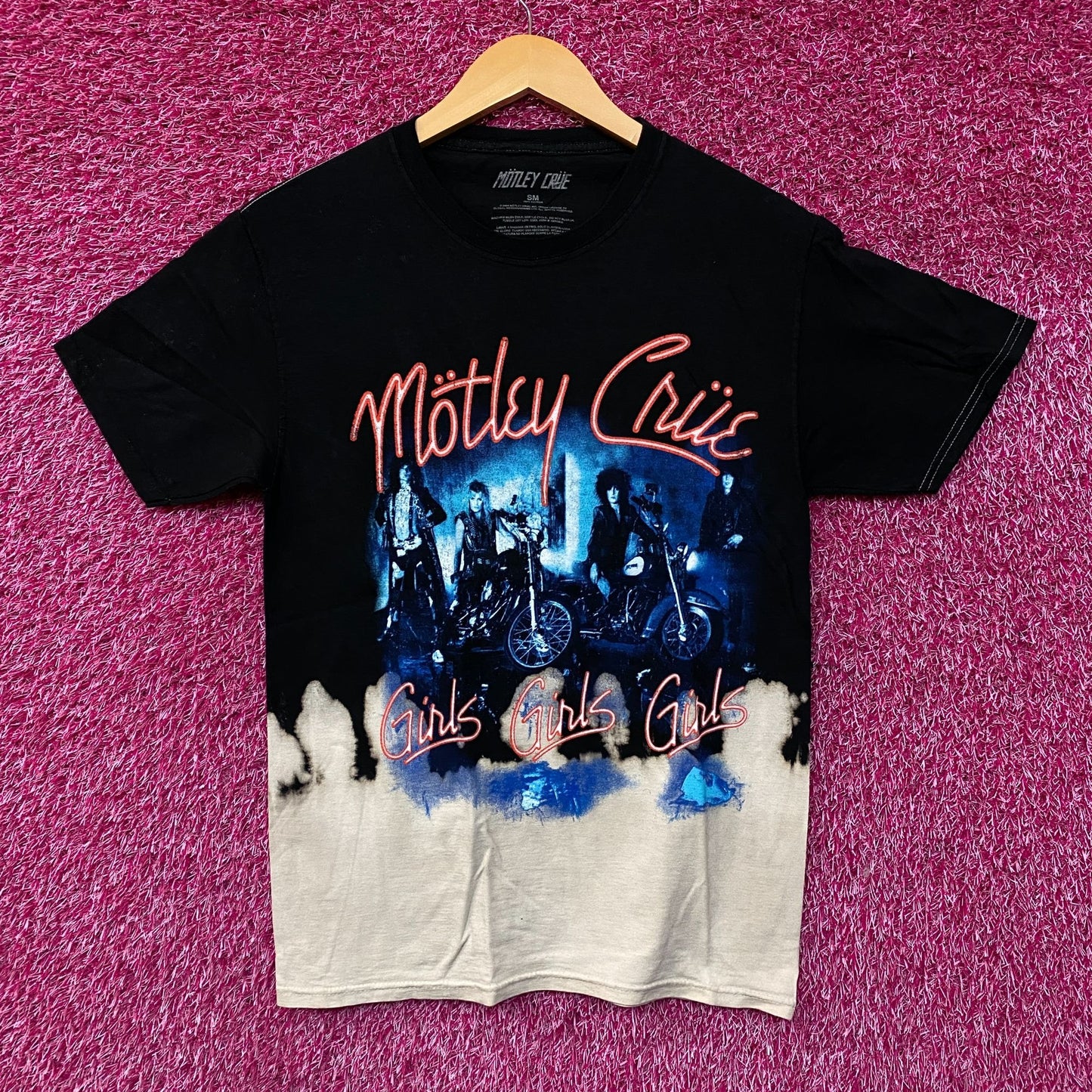 Mötley Crüe 'Girls, Girls, Girls Album Art Cover T-Shirt Small