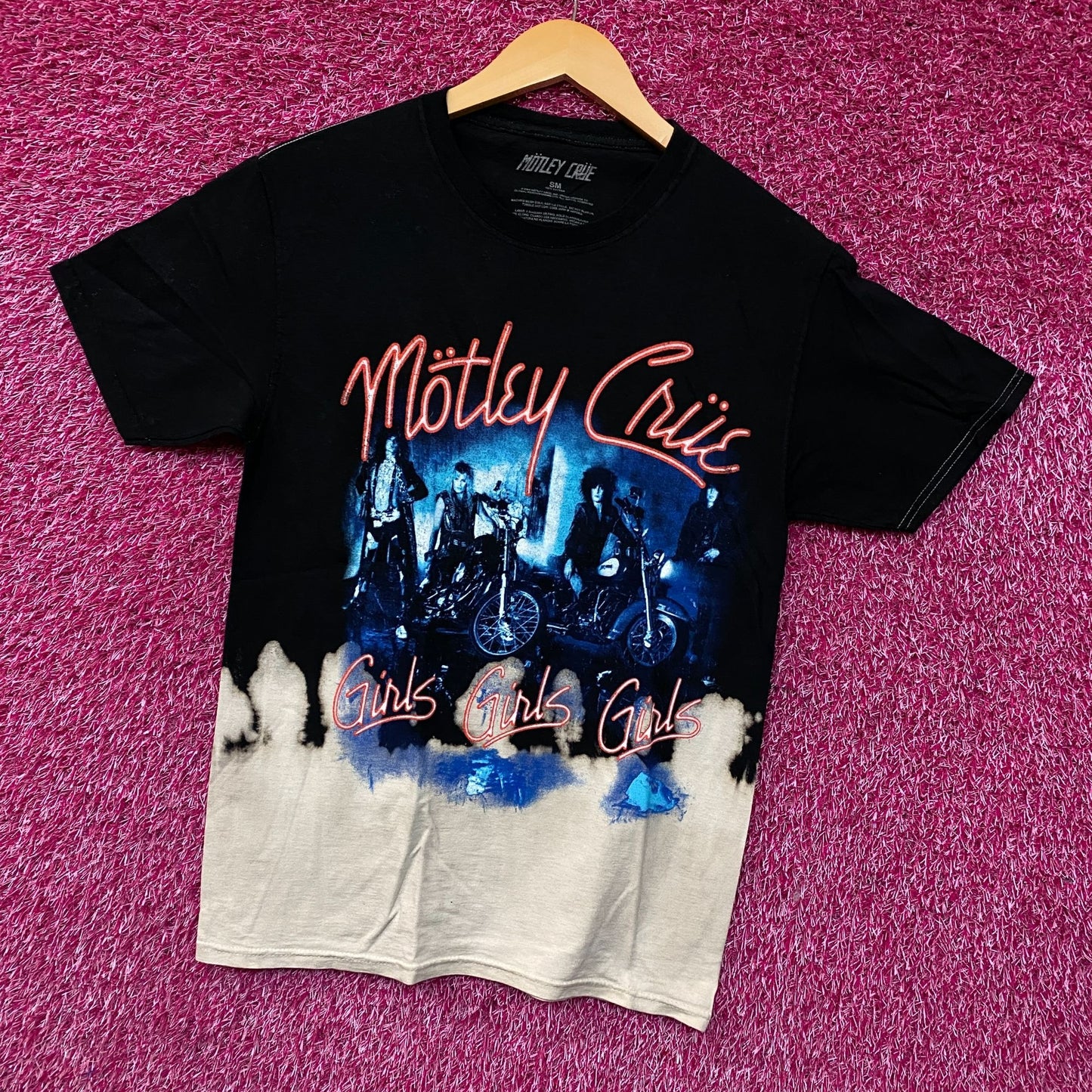 Mötley Crüe 'Girls, Girls, Girls Album Art Cover T-Shirt Small