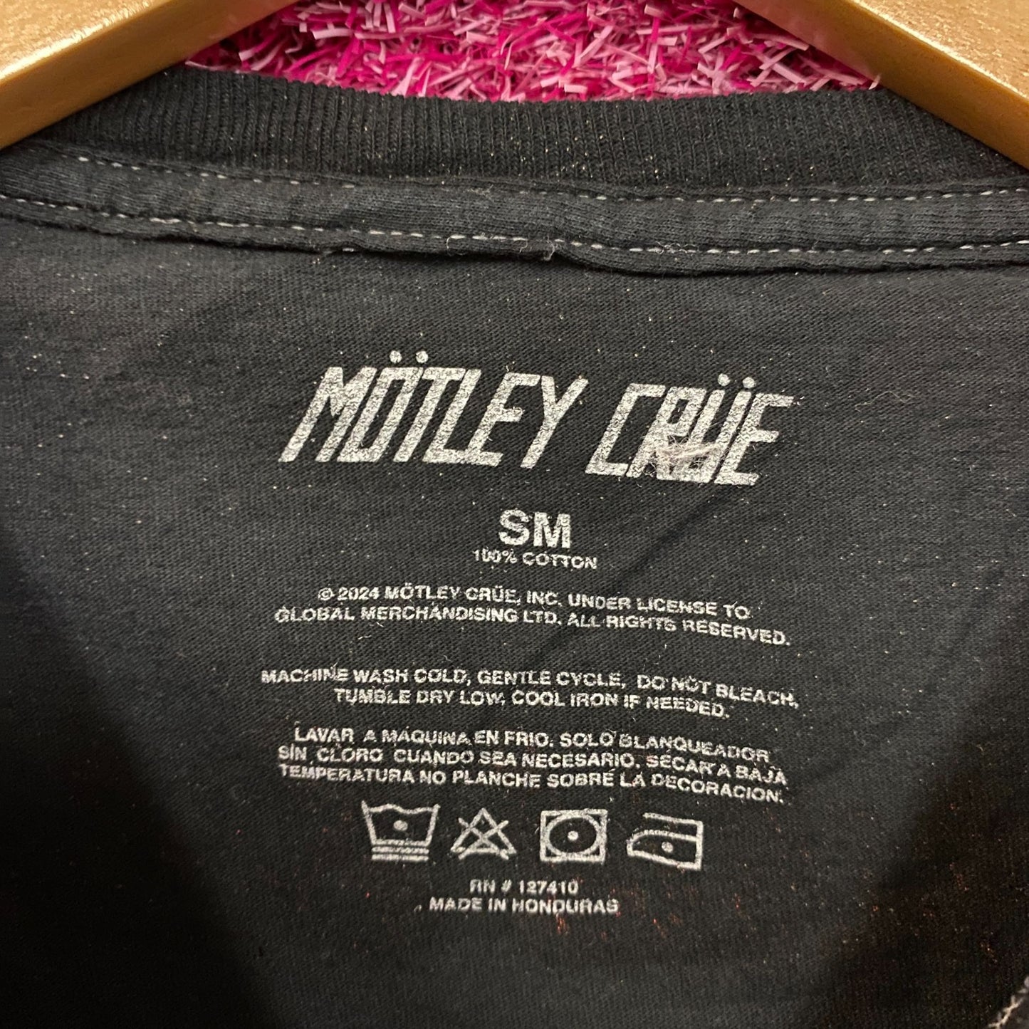 Mötley Crüe 'Girls, Girls, Girls Album Art Cover T-Shirt Small