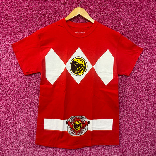 Tyrannosaurus Rex Red Power Ranger Costume Hasbro Tee M