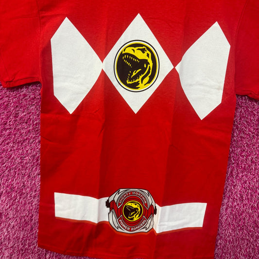 Tyrannosaurus Rex Red Power Ranger Costume Hasbro Tee M