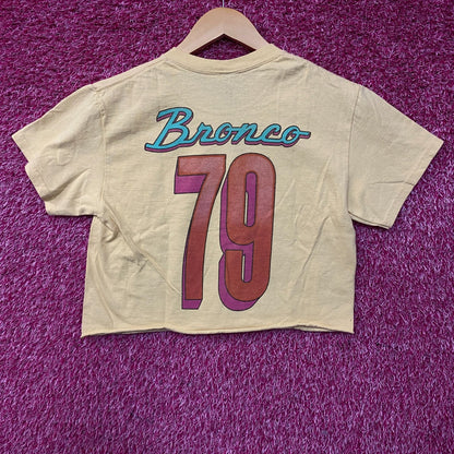 Junk Food Clothing Ford Bronco Off Road Ready Flea Market Women's Crop Tee XS