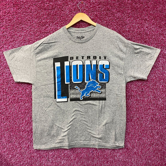 Junk Food Clothing NFL Detroit Lions Complete T-Shirt Large