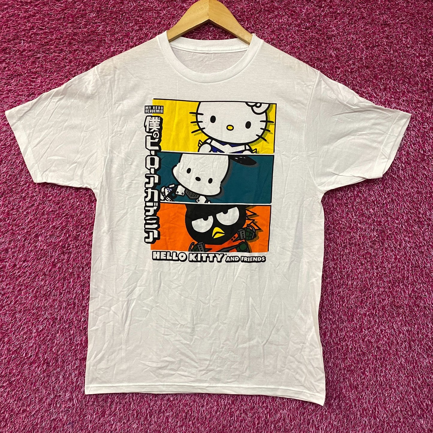 Hello Kitty and Friends X My Hero Academia T-Shirt Medium