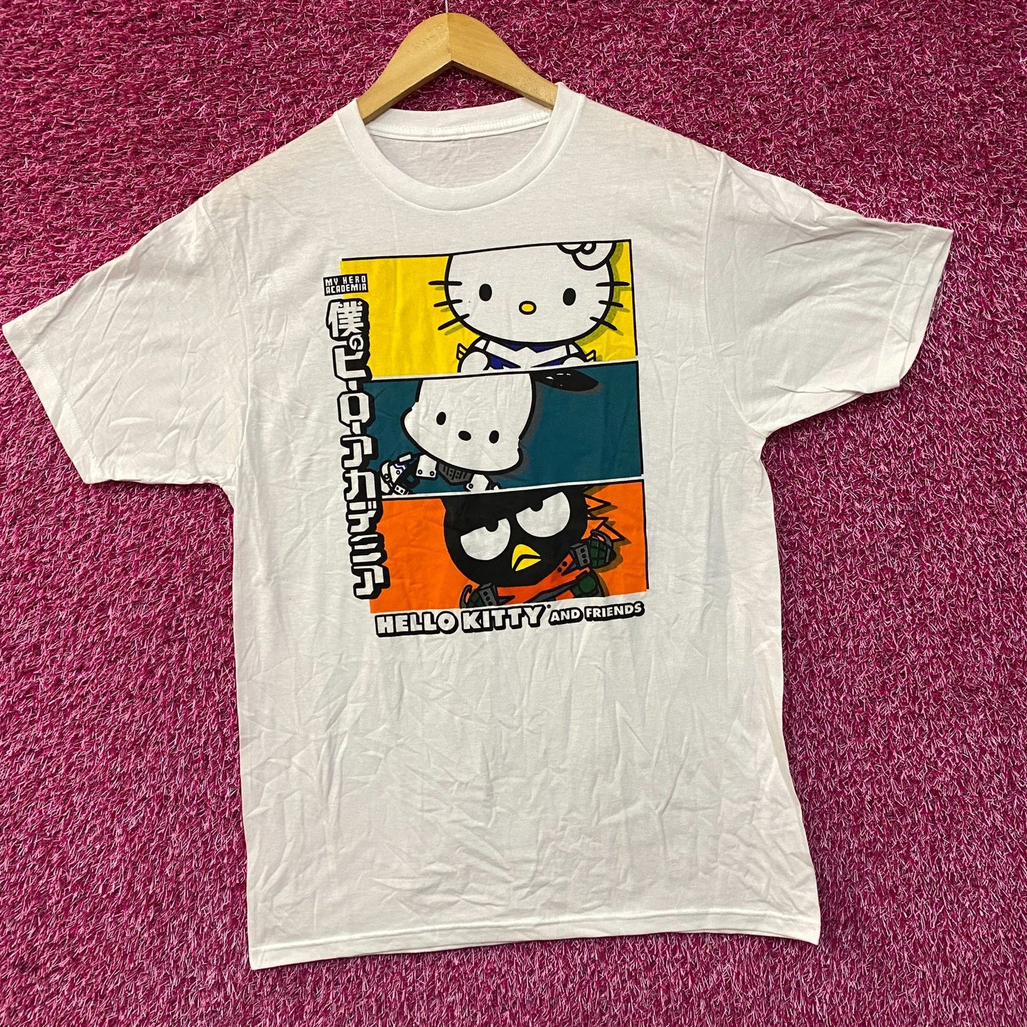 Hello Kitty and Friends X My Hero Academia T-Shirt Medium