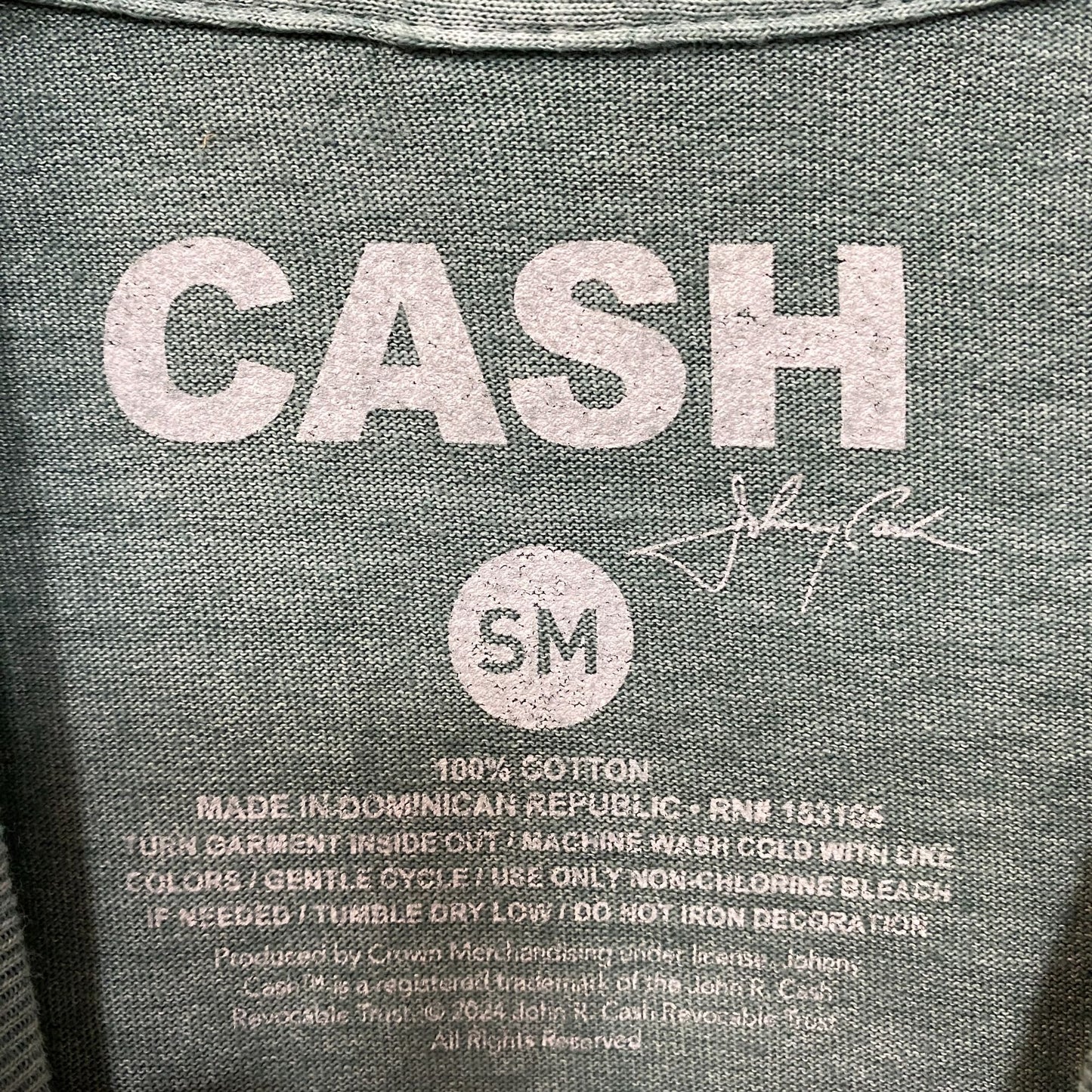 Johnny Cash Walk the Line Country T-Shirt Small