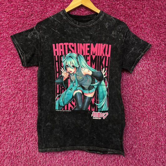 Hatsune Miko Vocaloid  Anime Washed T-Shirt Extra Small