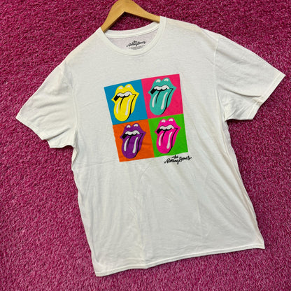 The Rolling Stones Hot Lips Pop Art Rock Tshirt size XL