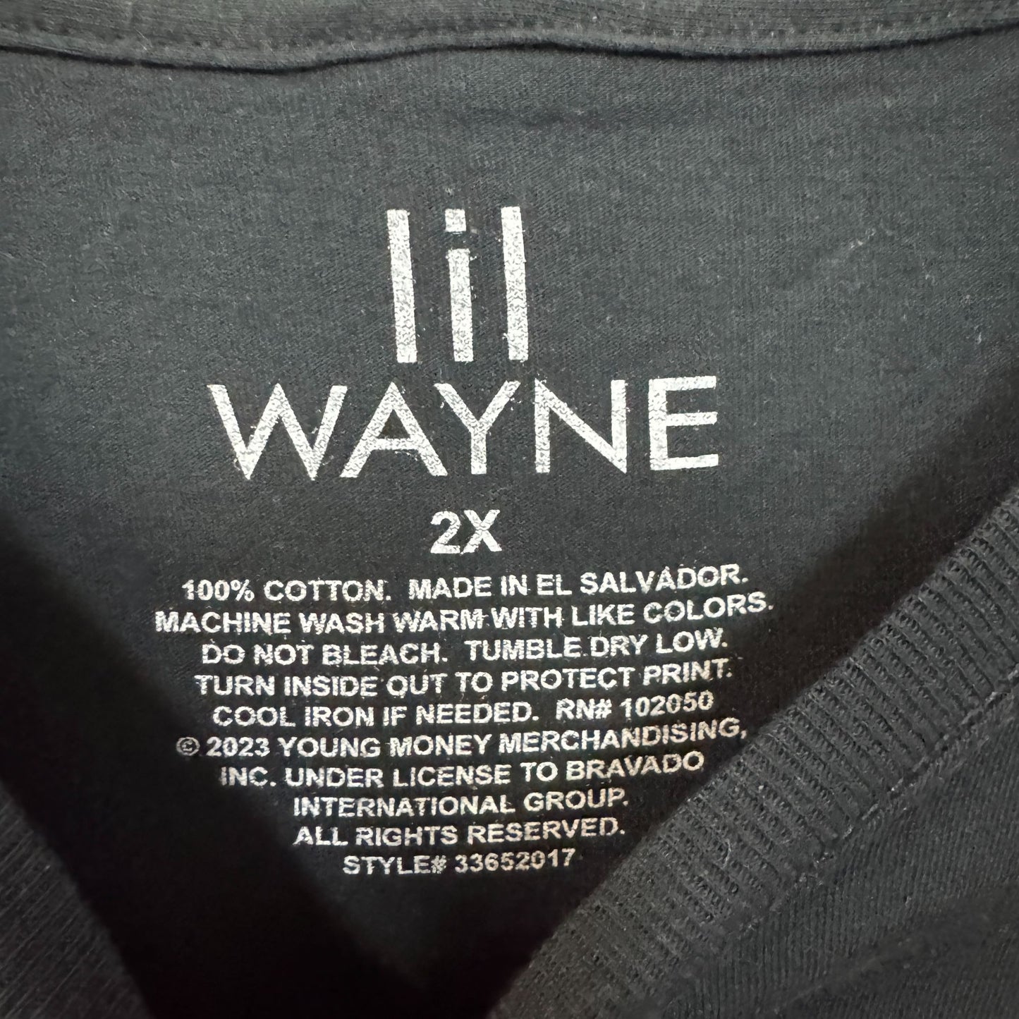 Lil Wayne Young Money CEO Best Rapper Alive Hip Hop Tee 2X