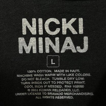 Nicki Minaj Pink Friday 2 Album Cover Graphic T-Shirt Large