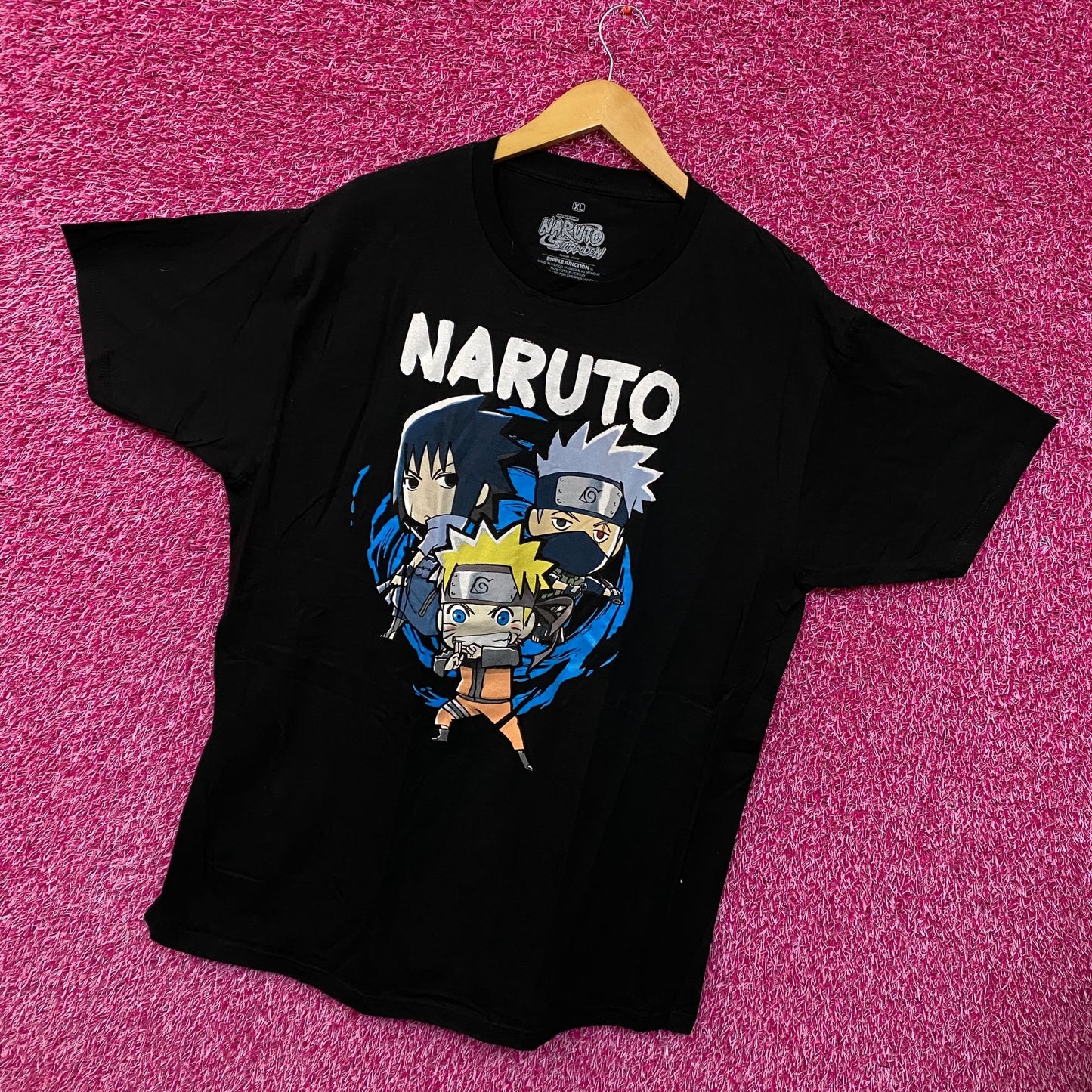 Naruto Chibi style Anime Tshirt size Extra Large