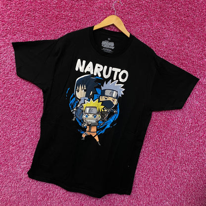 Naruto Chibi style Anime Tshirt size Extra Large
