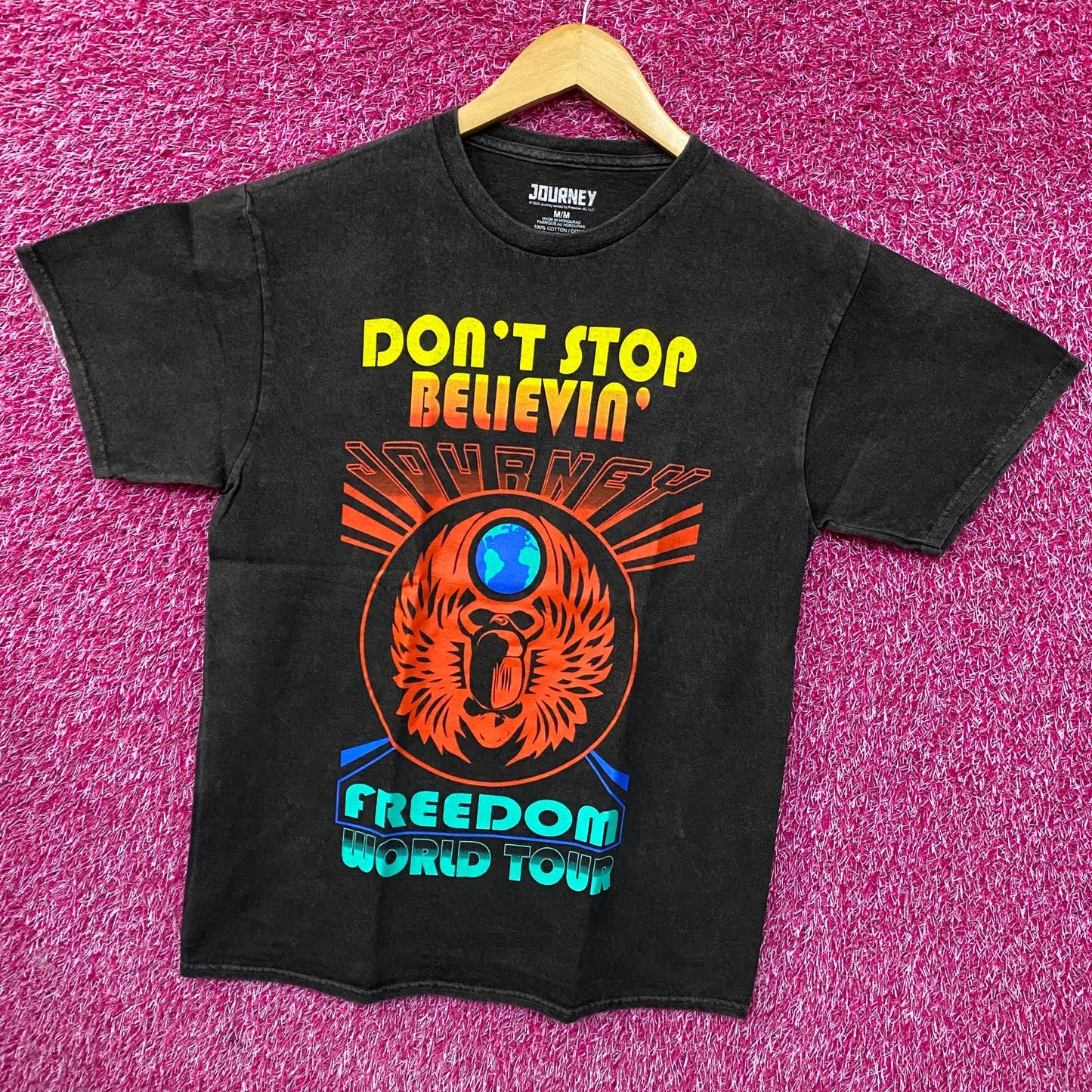 Journey Dont Stop Believin Freedom Rock Tee Medium