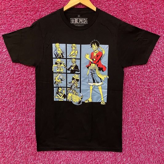 One Piece Straw Hat Crew Monkey D. Luffy Anime T-Shirt Small