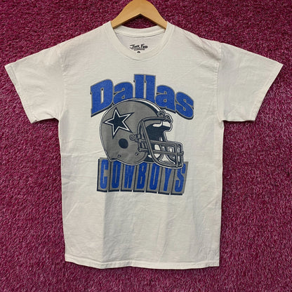 Junk Food Clothing Dallas Cowboys Throwback Helmet Flea Market Tee Small