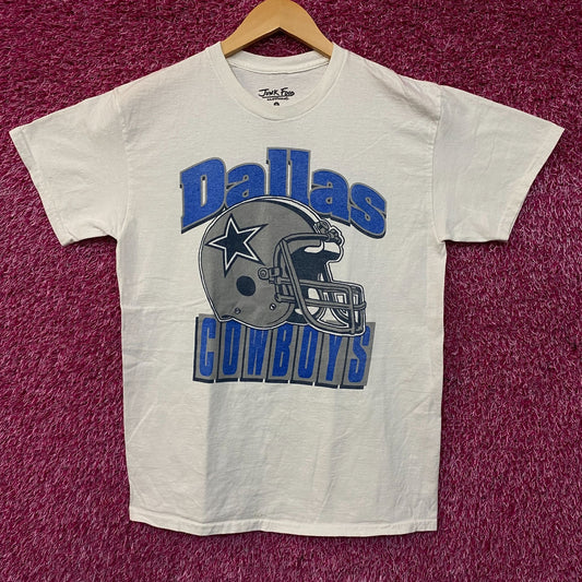 Junk Food Clothing Dallas Cowboys Throwback Helmet Flea Market Tee Small