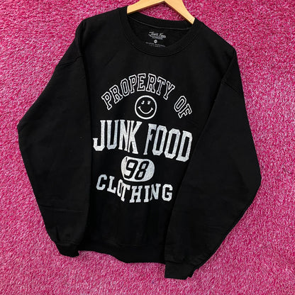 Property of Junk Food Flea Market Crewneck Fleece Medium