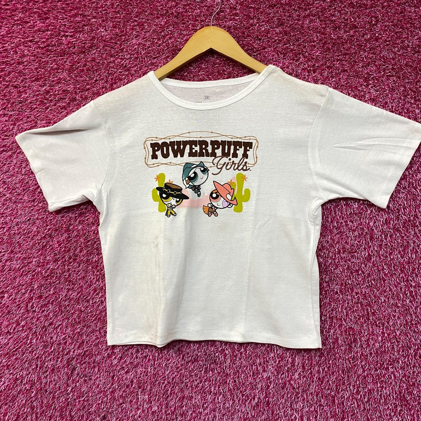 The Powerpuff Girls Western Cowgirls Crop Top 2XL