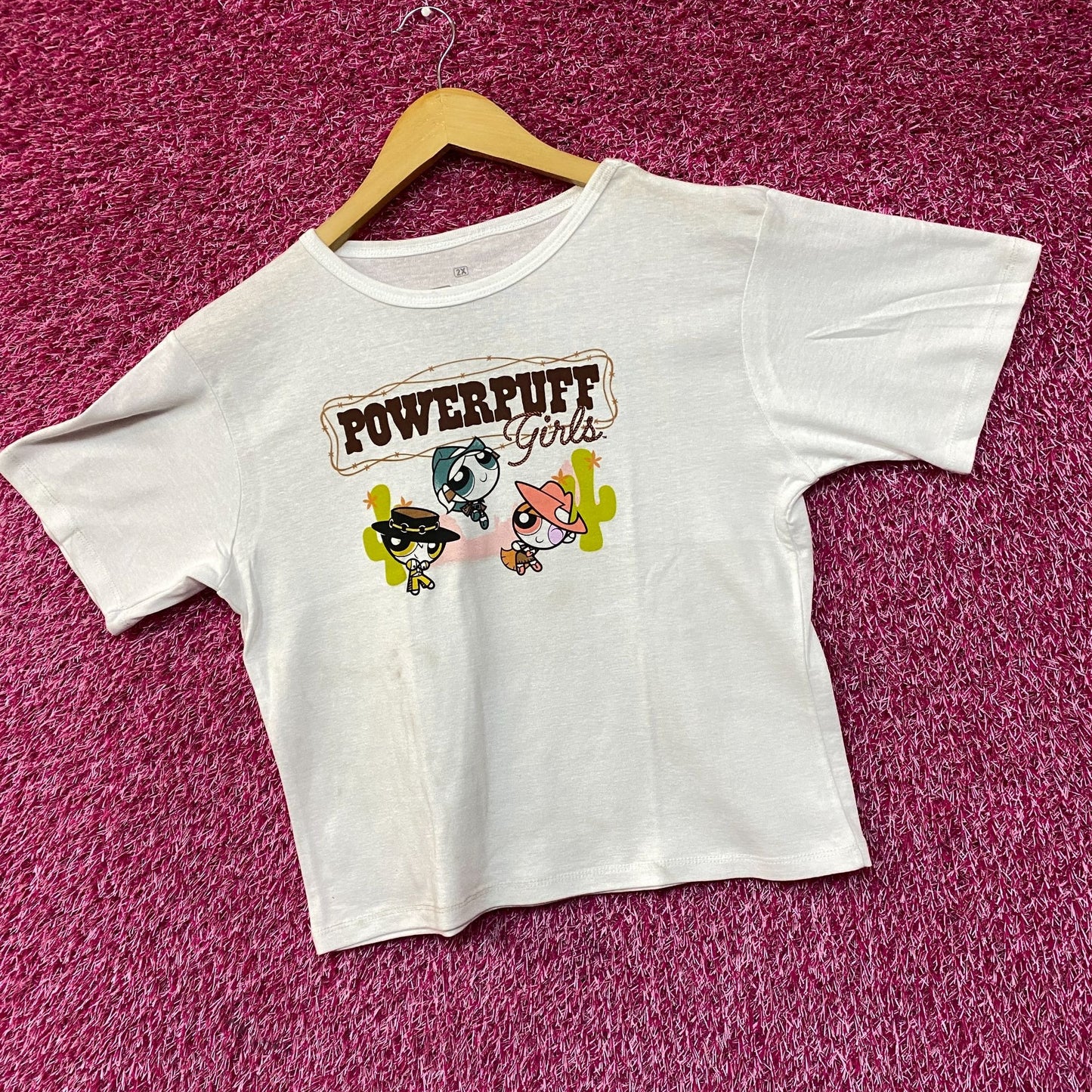The Powerpuff Girls Western Cowgirls Crop Top 2XL