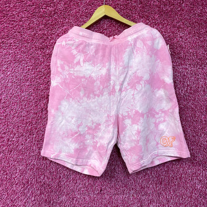 Odd Future Pink Tie-Dye Sweat Shorts XL
